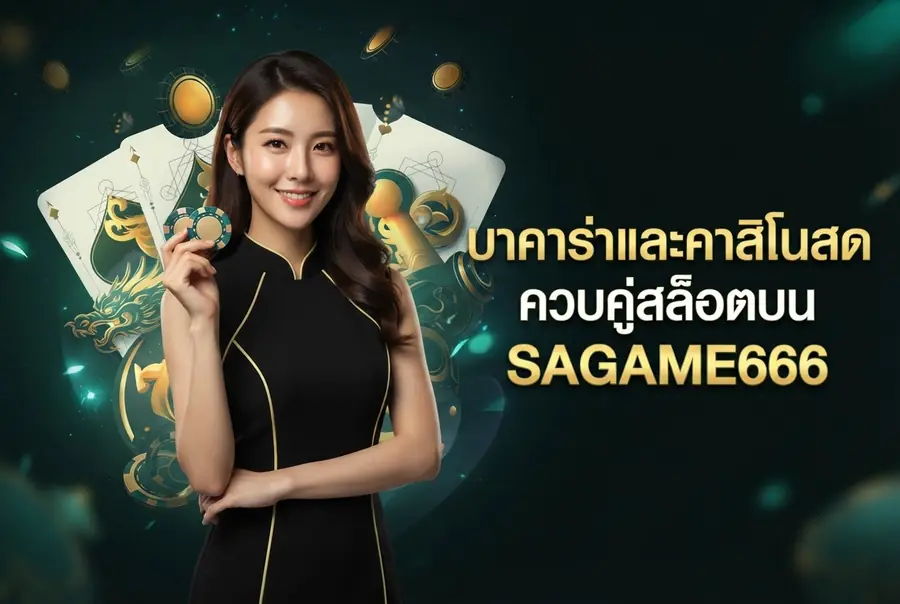 บาคาร่าและคาสิโนสดควบคู่สล็อตบน SAGAME666